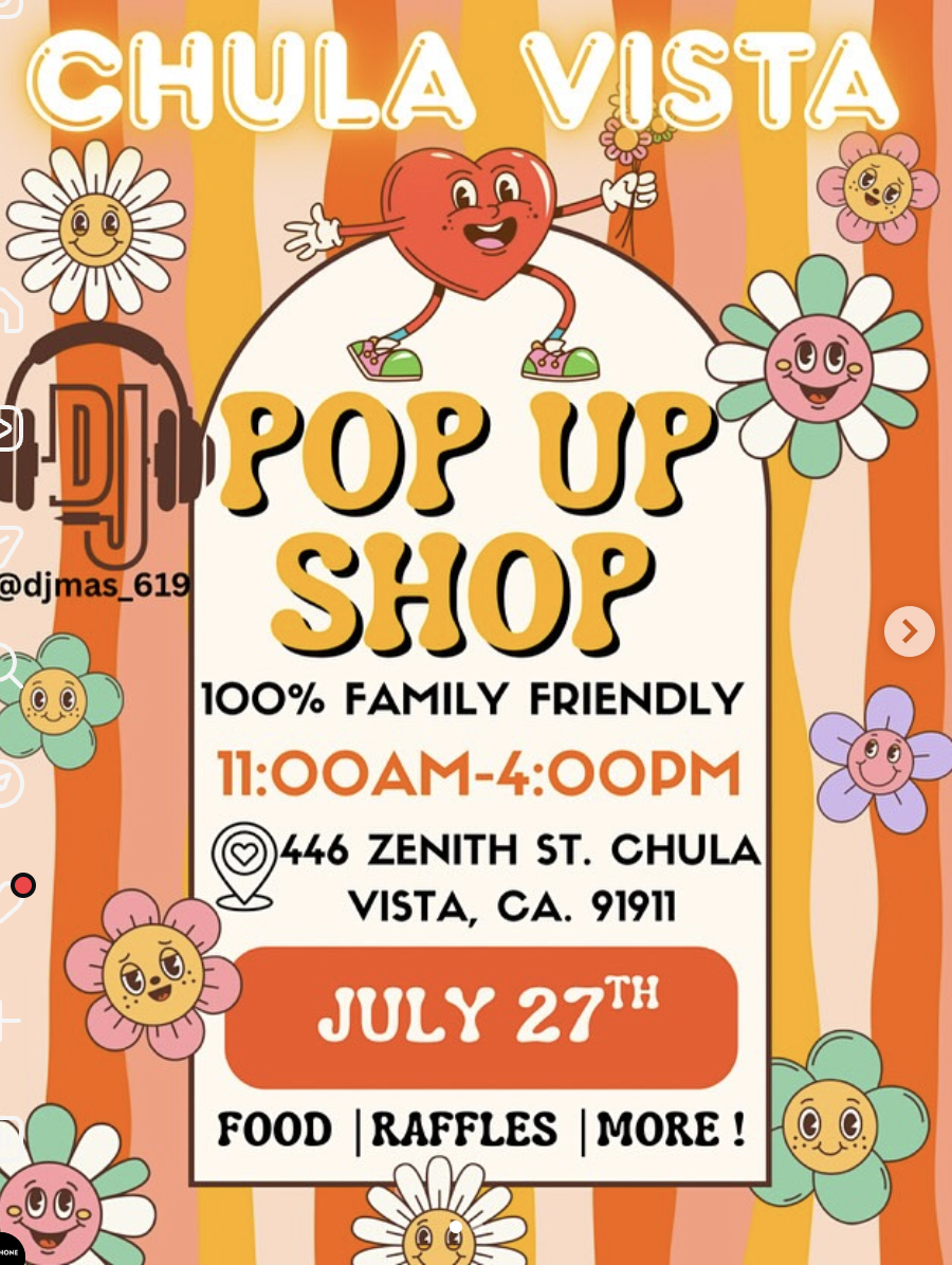 Chula Vista pop-up